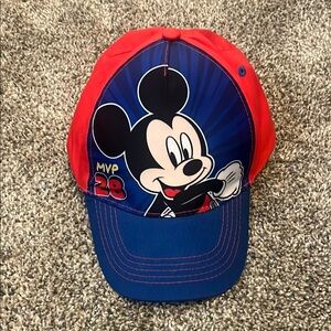 Disney Mickey Mouse Red and Blue Kids Cap
